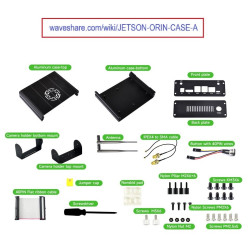 METAL Case Suitable for Jetson Orin Nano Developer Kit and Jetson Orin NX Kit with Camera Holder